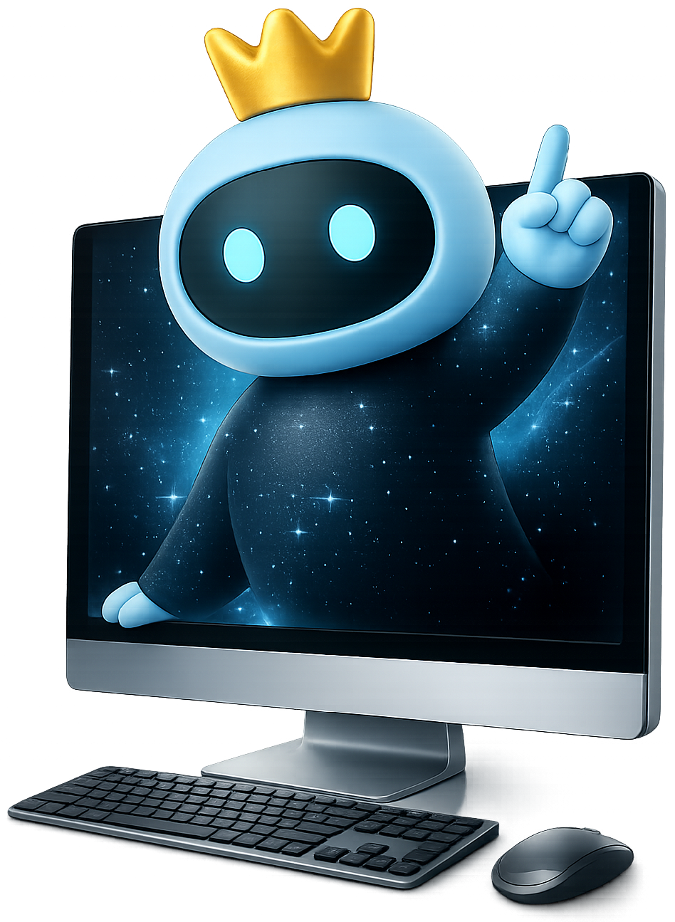 Monitor mostrando interfaz de usuario